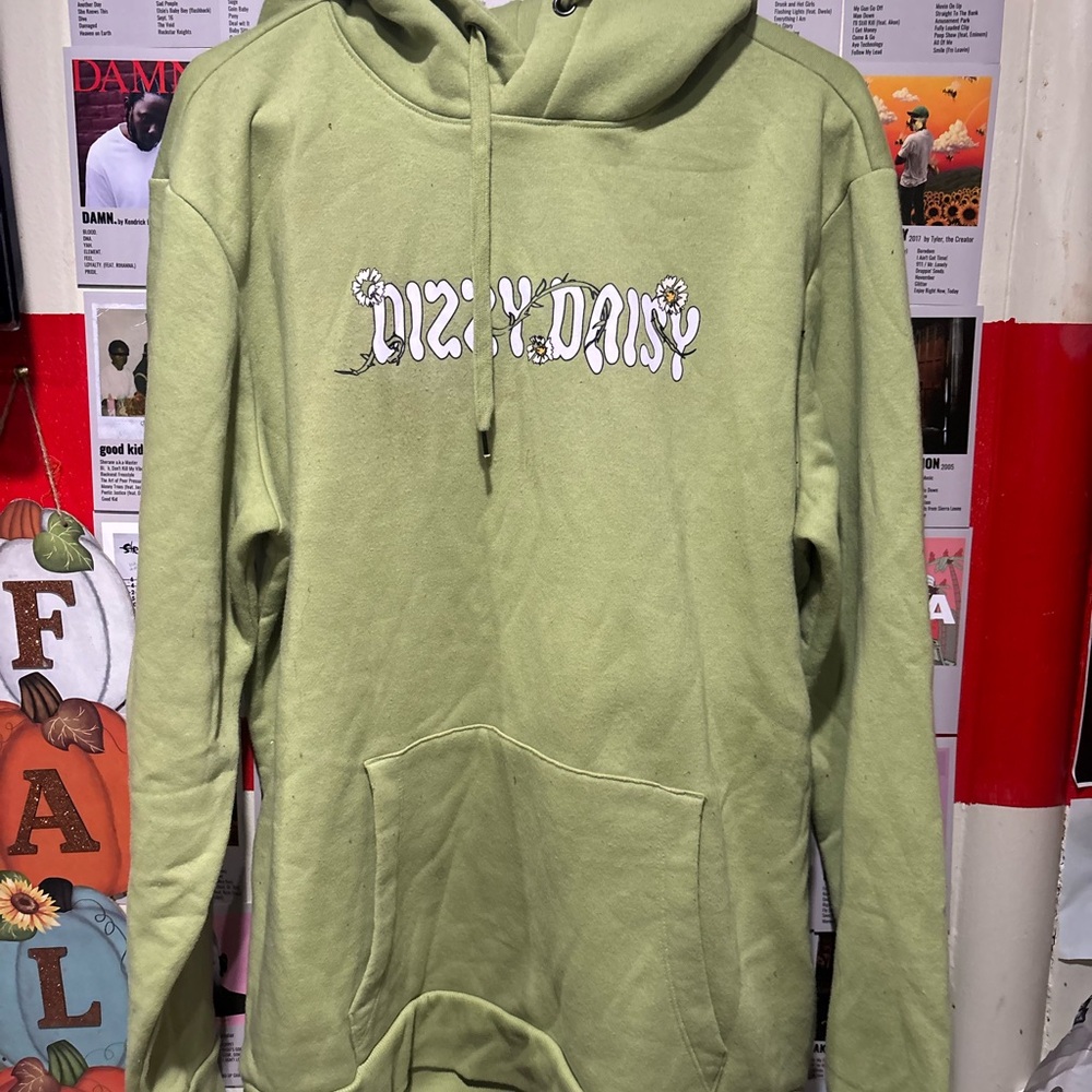 No Boundaries Green Pullover Sweater